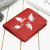 Кошелёк женский на кнопке "Фламинго", 3 отдела, отдел для карт, цвет бордовый