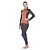 Tramp футболка с длинным рукавом женская Trekking (серый/оранжевый) / XS
