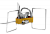 Tramp горелка туристическая складная со шлангом бензиновая TRG-050 (сталь, латунь, алюминий)